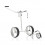 Chariot manuel JuCad Edition, 3-roues