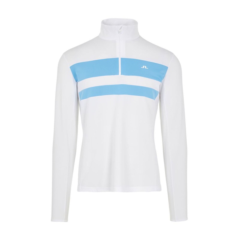 Pull J. Lindeberg Bran Mid Layer Blanc