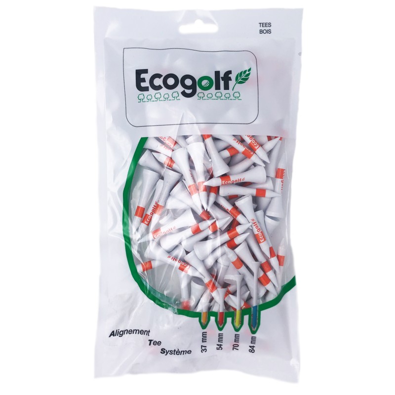 Tees en bois Ecogolf 37mm