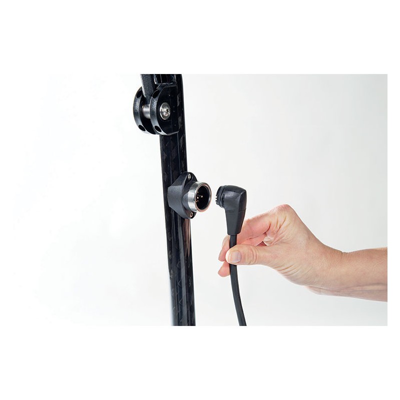 Chariot électrique Jucad Carbon Travel Nero SV 2.0