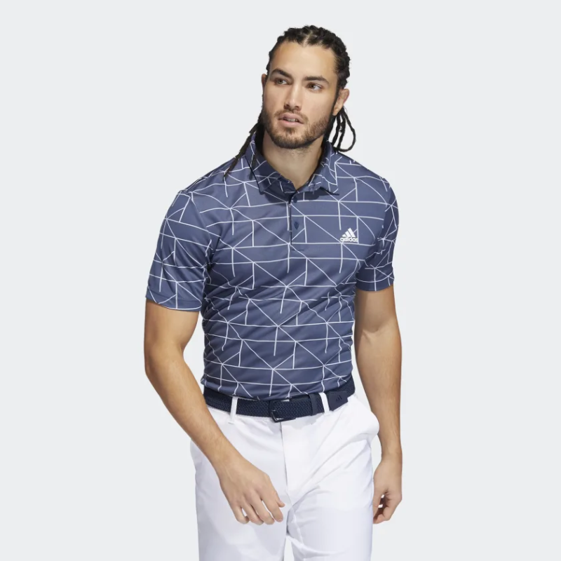 Polo Adidas jacquard marine