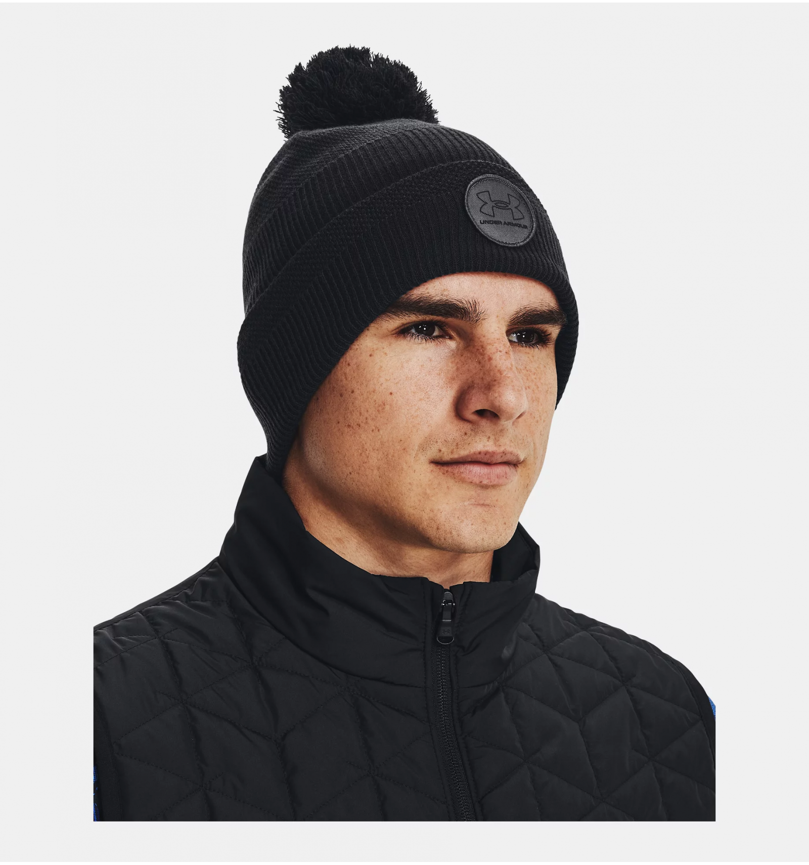 Bonnet Under Armour Driver Pom Noir