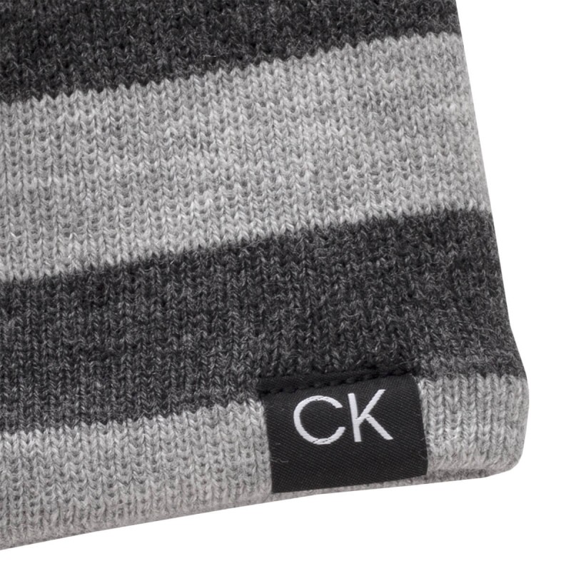 Bonnet Calvin Klein Vera reversible gris/bleu
