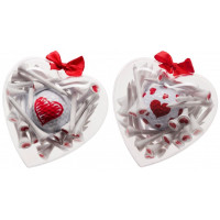 Boite petit coeur + 30 tees