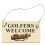 Pancarte golf porte