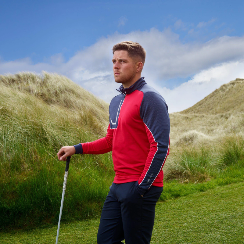 Pull Galvin Green demi-zip Daxton