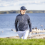 Pull Galvin Green demi-zip Daxton marine