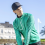 Pull Galvin Green demi-zip Daxton vert sapin
