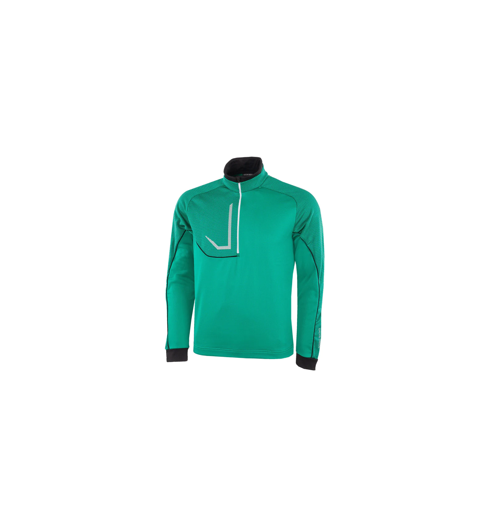 Veste De Golf Galvin Green XL – Coupe Windstopper, Demi-fermeture éclair, Vert/noir