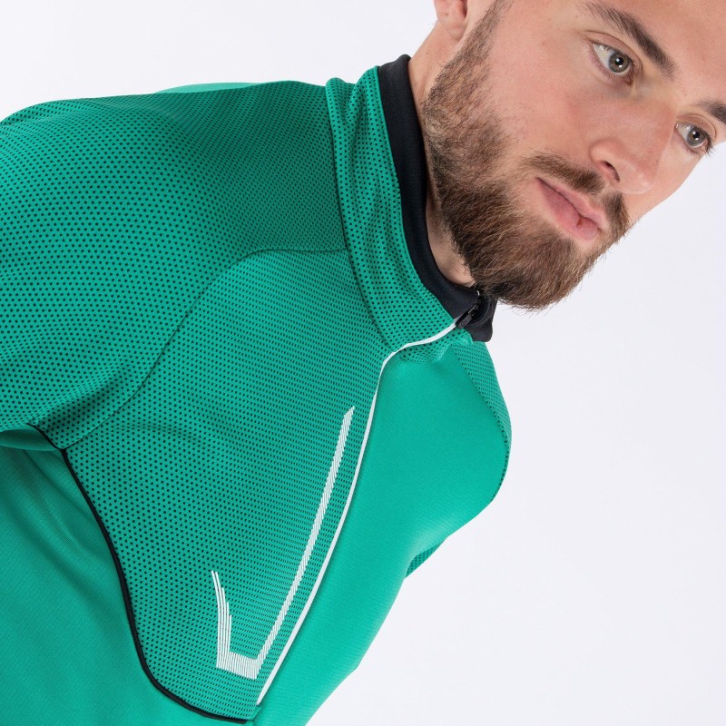 Pull Galvin Green demi-zip Daxton vert sapin