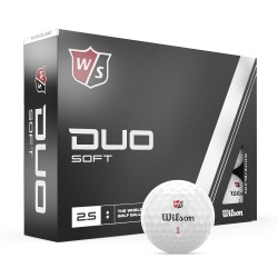 Balles de golf Wilson Duo Soft blanc