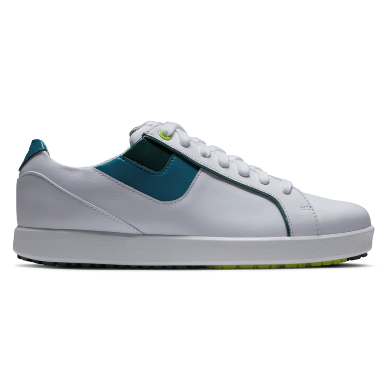Chaussures Footjoy Links - Blanc/Vert/Bleu