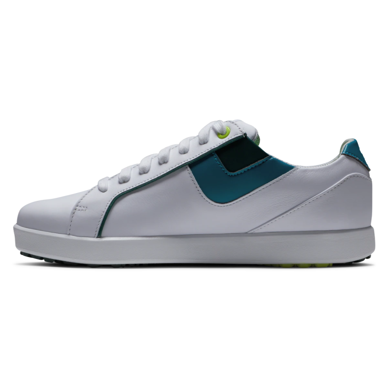 Chaussures Footjoy Links - Blanc/Vert/Bleu