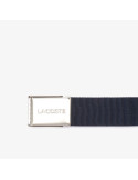 Ceinture Sangle Lacoste à Boucle Gravée | Route du Golf