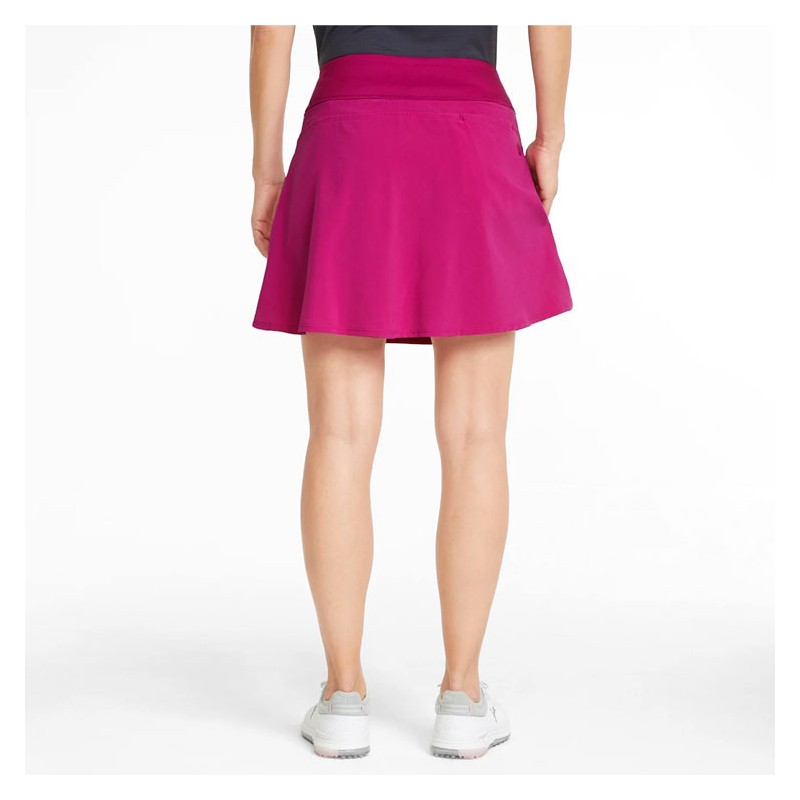 Jupe de golf Puma taille haute orchidé