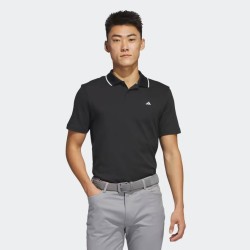 Polo Adidas Go-To Pique Polo Noir/Blanc