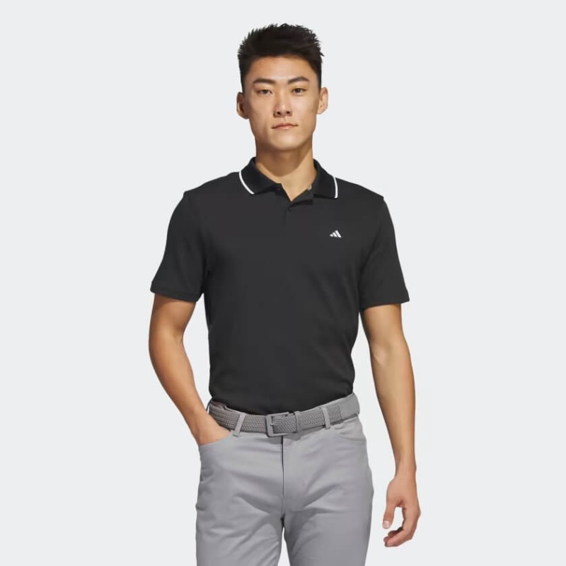 Polo Adidas Go-To Pique Polo Noir/Blanc