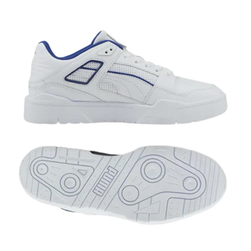 Chaussures PUMA Slipstream White Royal | Golf Style & Confort | Route du Golf