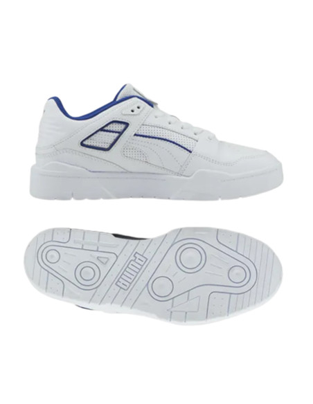 Chaussures PUMA Slipstream White Royal | Golf Style & Confort | Route du Golf
