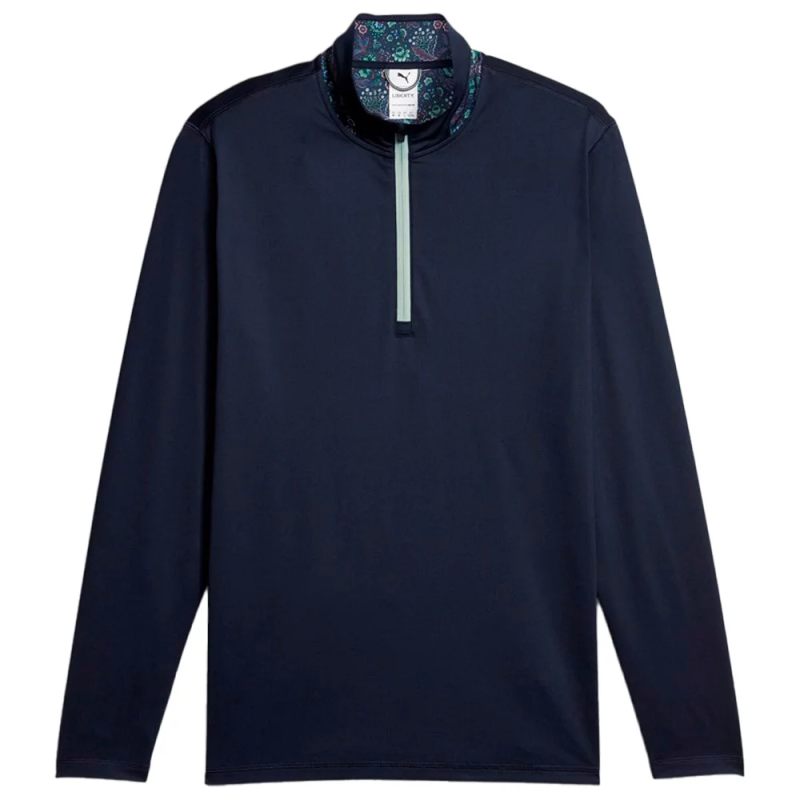 Coupe-vent Puma Liberty 1/4 zip Navy/Green