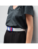 Ceinture SKIMP La Frenchie Blanc – Unisexe, Végan, Ajustable et Waterproof