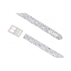 Ceinture SKIMP White Kiss – Unisexe, Végan, Ajustable et Waterproof