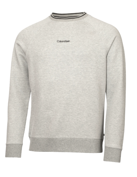 PULL CALVIN KLEIN A COL ROND GRIS