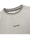 PULL CALVIN KLEIN A COL ROND GRIS
