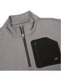 DELTA ZIP CALVIN KLEIN GRIS COL HAUT