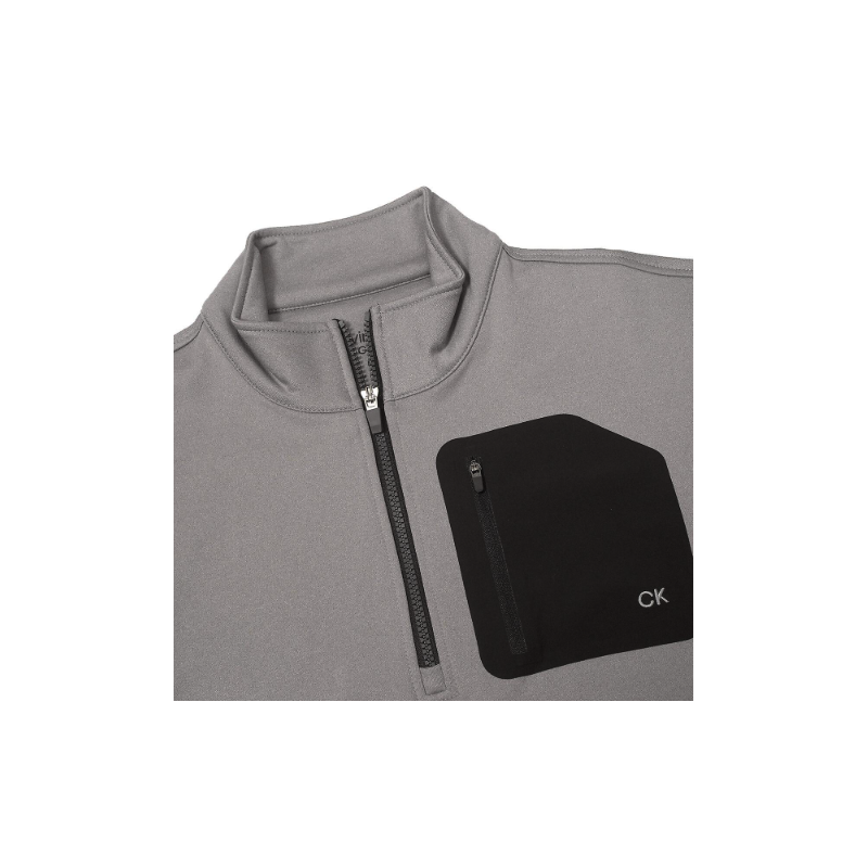 DELTA ZIP CALVIN KLEIN GRIS COL HAUT
