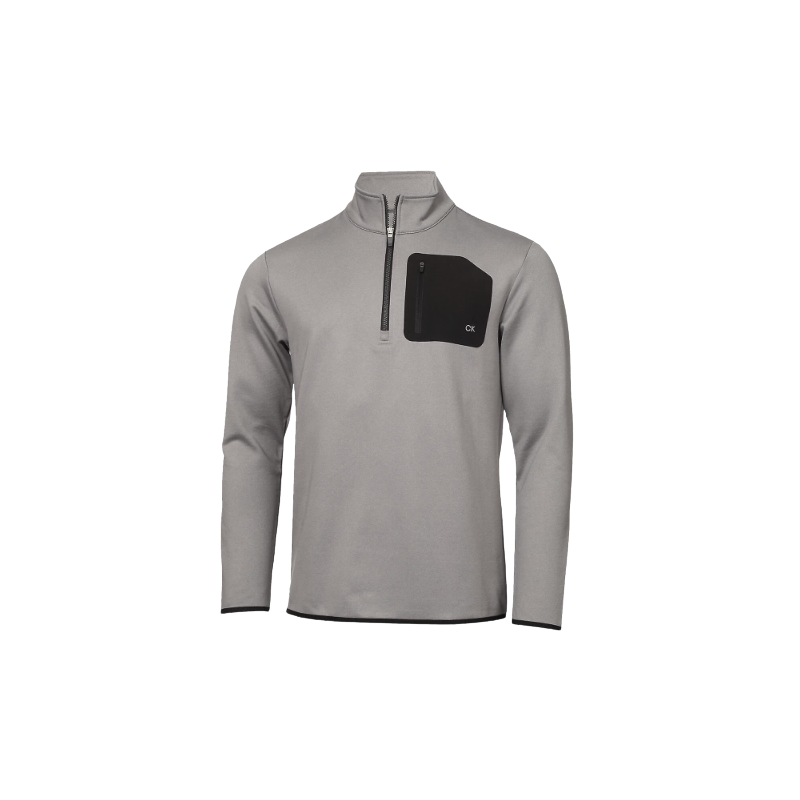 DELTA ZIP CALVIN KLEIN GRIS COL HAUT