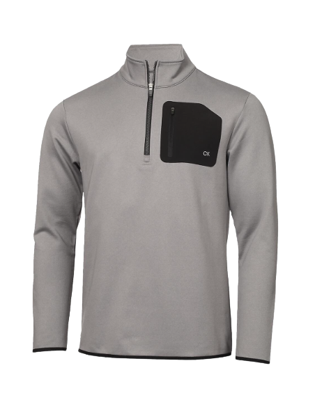 DELTA ZIP CALVIN KLEIN GRIS COL HAUT