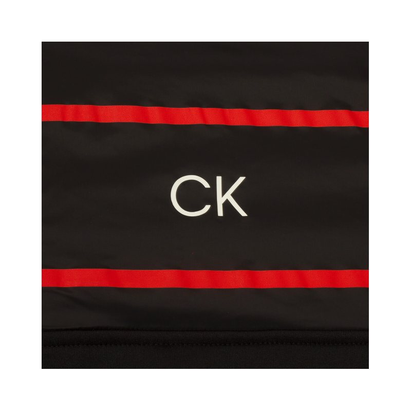 Pullover Calvin Klein Harrow Hybrid demi-zip Noir