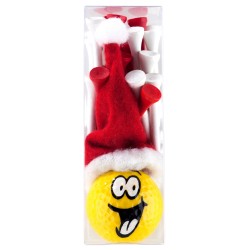 Balle de golf Père Noël Smiley