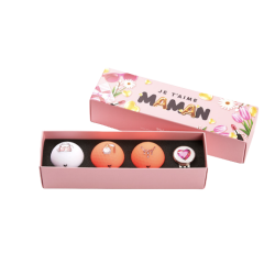 Coffret Balles de Golf “Je t’aime Maman” – Cadeau golf original pour maman | Route du Golf