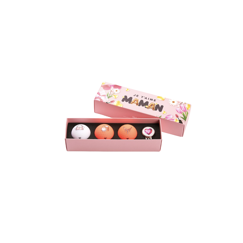Coffret Balles de Golf “Je t’aime Maman” – Cadeau golf original pour maman | Route du Golf