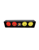 4 Balles Volvik Vivid Iron Man + marque balle