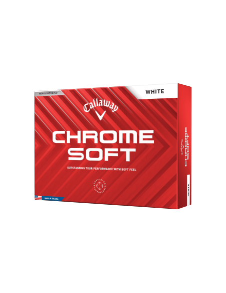 Balles de golf Callaway Chrome soft | La Route du Golf