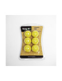 Balles d'entrainement jaune 30% distance