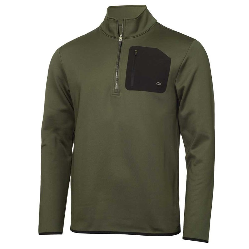 DELTA ZIP CALVIN KLEIN GRIS COL HAUT
