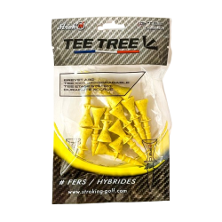 Tees Strokin Tee Tree 45mm Jaune