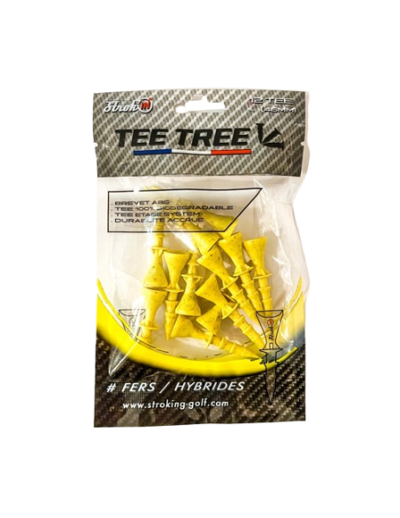 Tees Strokin Tee Tree 45mm Jaune