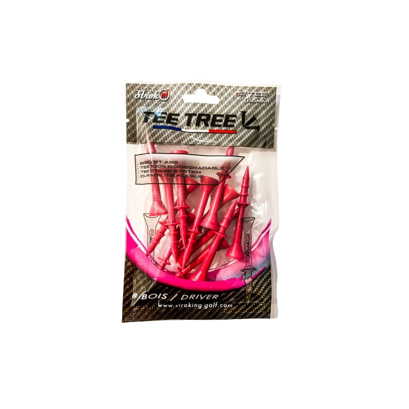 Tees Strokin Tee Tree 66mm rouge