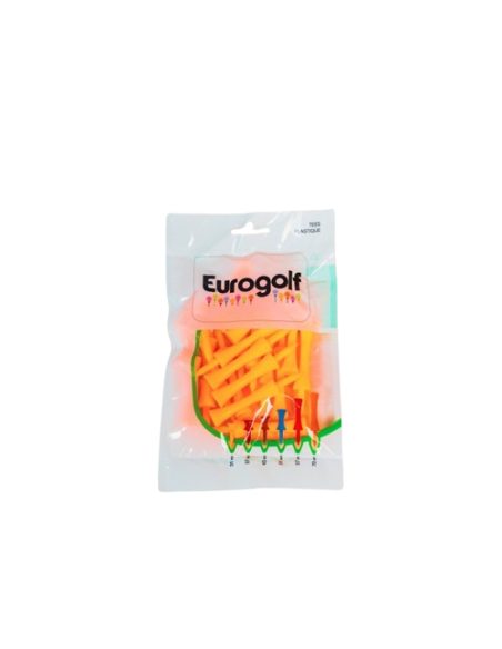 Tees Plastiques Eurogolf 70mm - Durabilité et Performance pour Golfeurs
