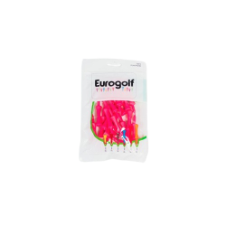 Tees Plastiques Eurogolf 57mm - Durabilité et Précision pour Golfeurs