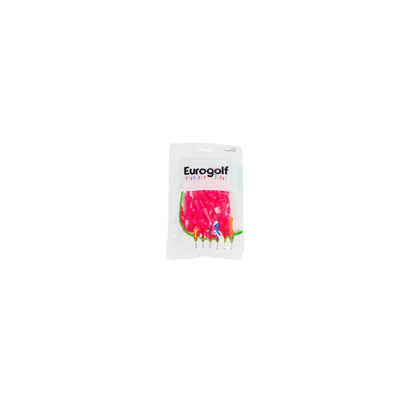 Tees Plastiques Eurogolf 57mm - Durabilité et Précision pour Golfeurs