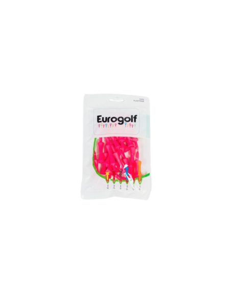 Tees Plastiques Eurogolf 57mm - Durabilité et Précision pour Golfeurs