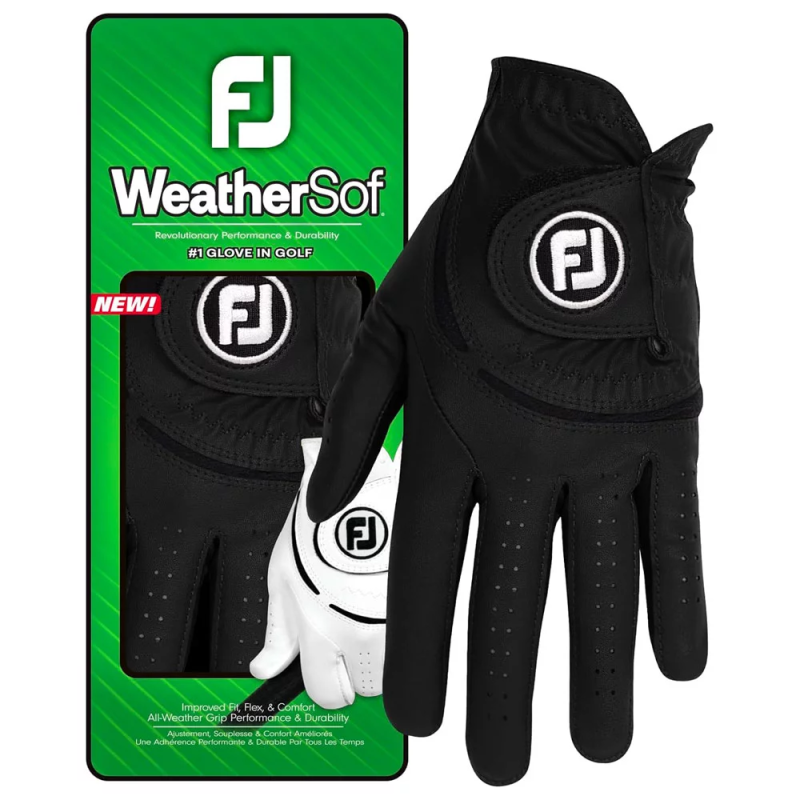 Gant Footjoy WeatherSof Noir Homme