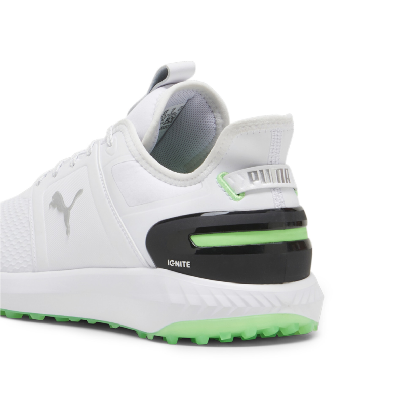 Chaussures Puma Ignite Elevate Blanches | Golf Performance | Route du Golf