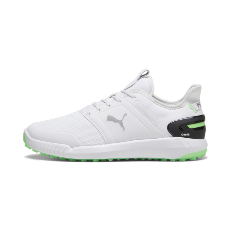 Chaussures Puma Ignite Elevate Blanches | Golf Performance | Route du Golf
